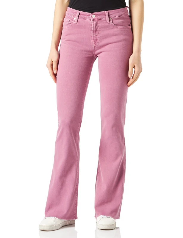 7 For All Mankind Women's JSBTC130OR Pants, Pink, 24