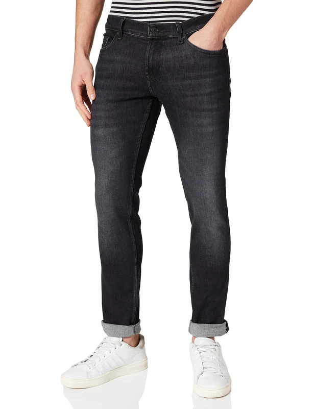 7 For All Mankind Men's JSD4B900SR Jeans, Black, 33