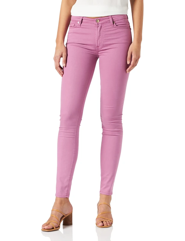7 For All Mankind Women's JSWZC160OR Pants, Pink, 30