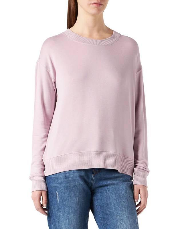 7 For All Mankind Women's JSHL6080KS Pullover Sweater, Pink, L