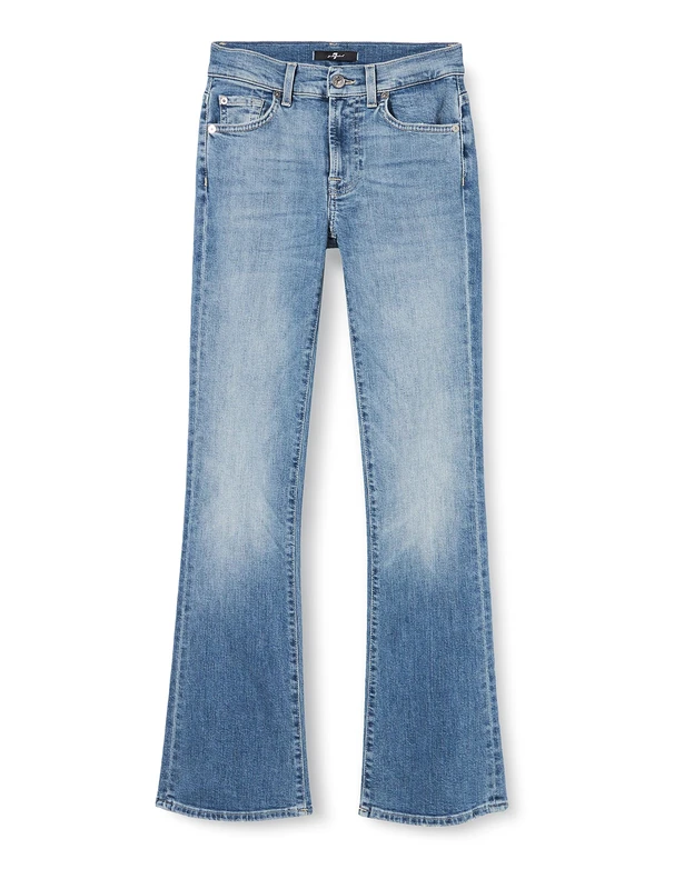 7 For All Mankind Women's JSBTU940SC Jeans, Light Blue, 24