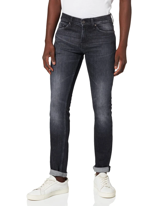 7 For All Mankind Men's JSD4A210RE Jeans, Black, 28