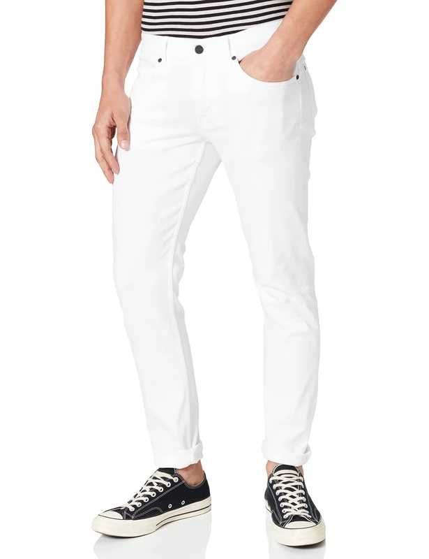 7 For All Mankind Men's JSMXP460QQ Jeans, White, 29 - Image 1