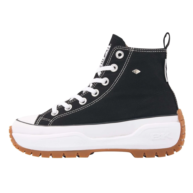British Knights Women's Kaya MID Fly Sneaker, Black, 6.5 UK