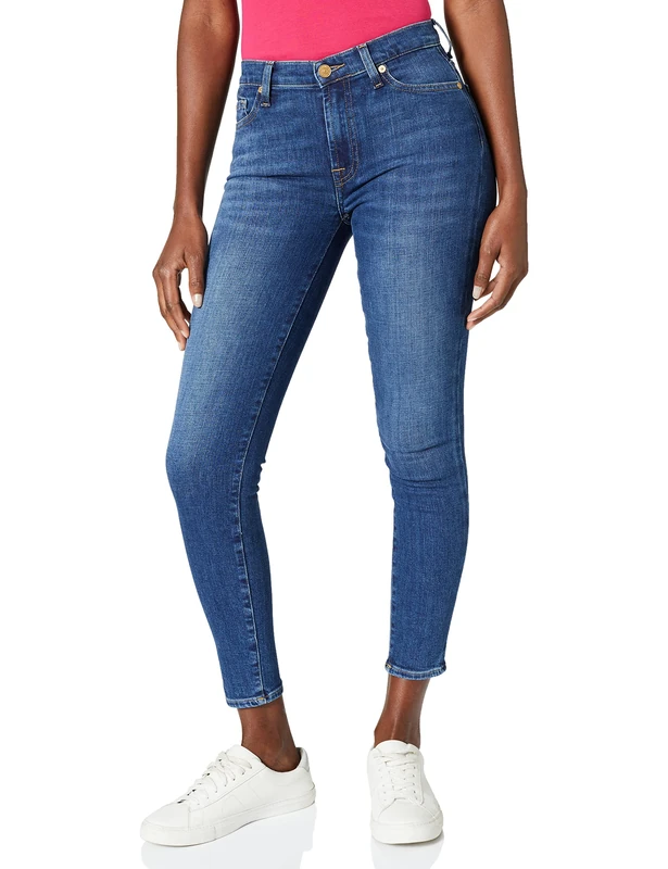 7 For All Mankind Women's JSWZC120EL Jeans, Dark Blue, 23