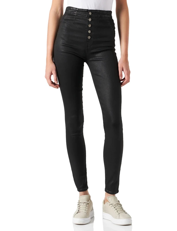 7 For All Mankind Women's JSAUV500BB Pants, Black, 23