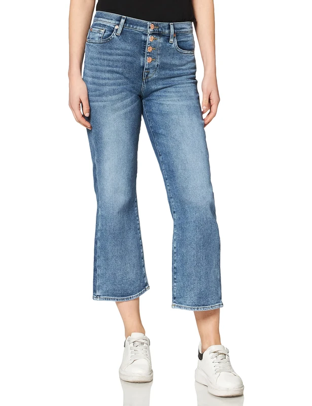 7 For All Mankind Women's JSWJ120BLV Jeans, Mid Blue, 23