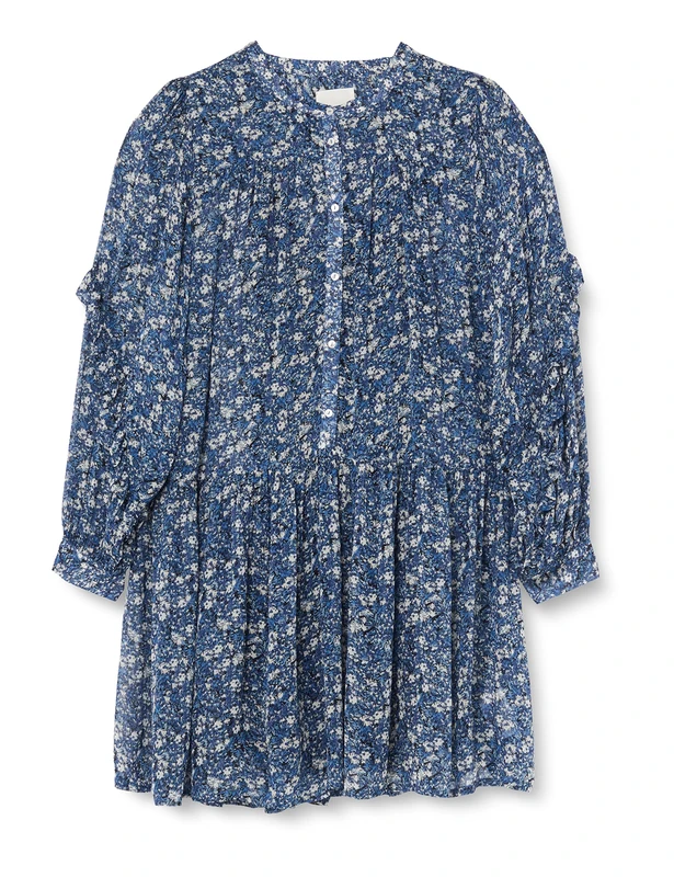 PART TWO Women's MilaPW DR Dress, Blue Blurred Print, 38