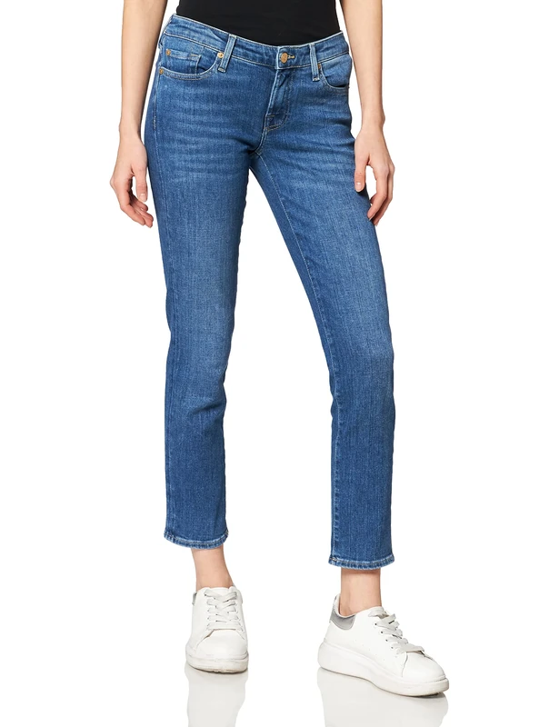7 For All Mankind Women's JSL4C120PS Jeans, Mid Blue, 24