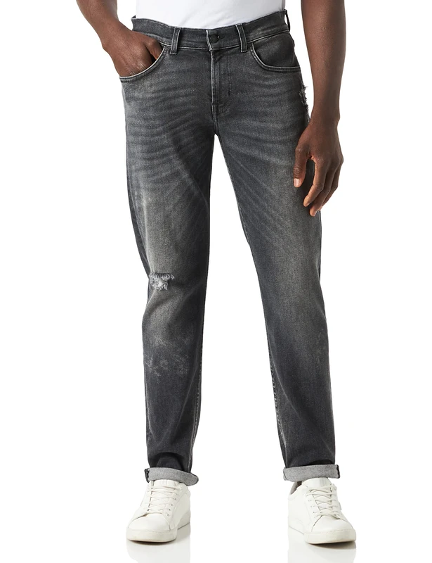 7 For All Mankind Men's JSMXB900GR Jeans, Black, 33 - Image 1