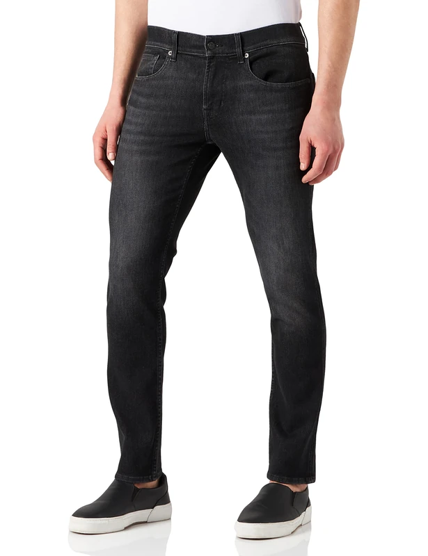 7 For All Mankind Men's JSMXB900SR Jeans, Black, 31