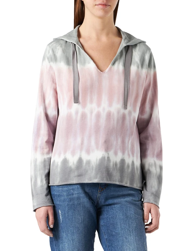 7 For All Mankind Women's JSGL4090MU Hooded Sweatshirt, Multicolour, XL