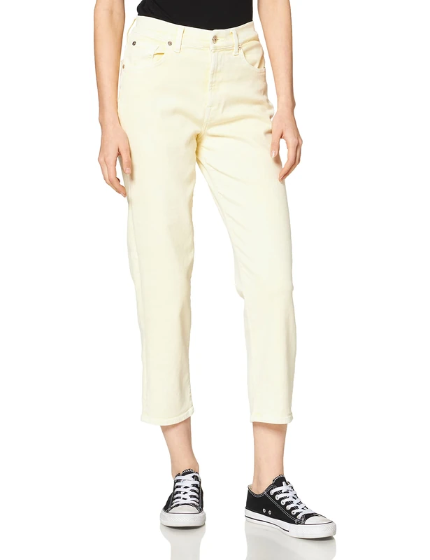 7 For All Mankind Women's JSA7C140DA Pants, Yellow, 24
