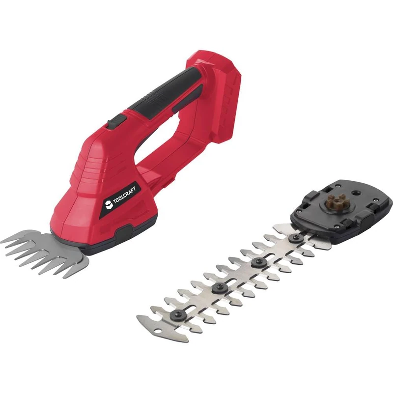 Toolcraft GBS-L118 / TAWB-200 Cordless Grass Shears without Battery, without Charger, Includes Grass and Shrub Shear Attachment 20 V Li- - Image 1