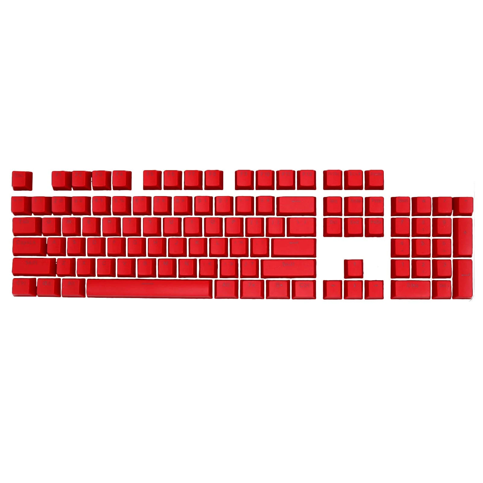 LA TALUS 104Pcs Key Caps Backlight Keyboard Accessory ABS Universal OEM Keycaps Replacement,Keycaps Keyset for Mechanical Gaming Keyboard Switches- Red