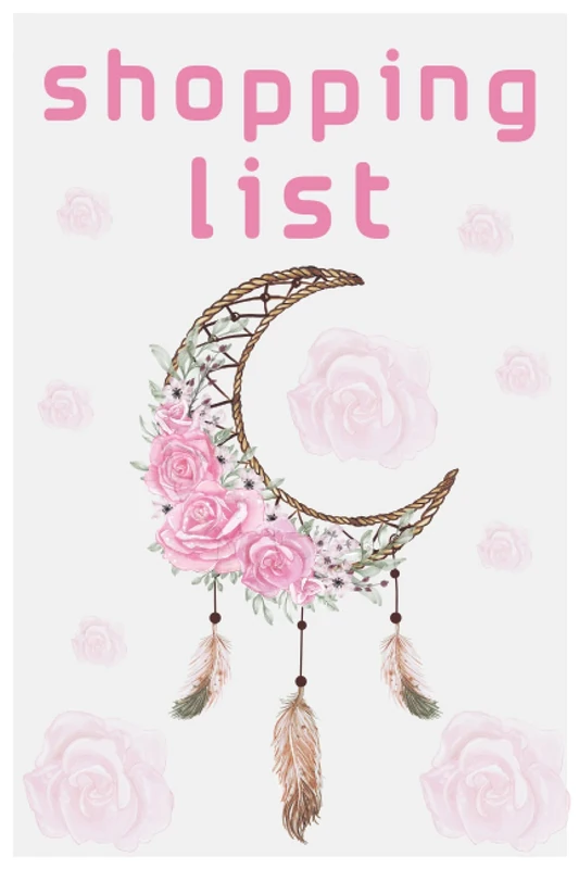 SHOPPING LIST: My Shopping List Becomes True, For Shopping and To Do Lists , Food and Shit Notebook , 6 x 9 inches , 110 Pages Notebook, Notebook for Women