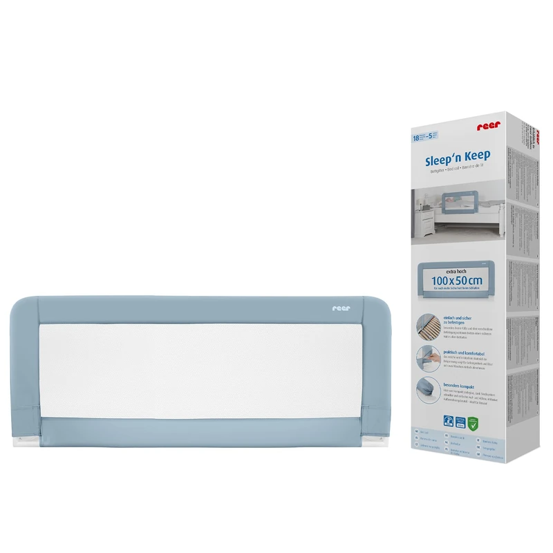 Reer Sleepn Keep, fall protection for baby cots, 100 cm length for beds with a length of 150-180 cm