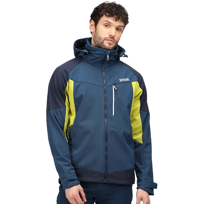 Regatta Men's Hewitts Vii Jacket, Moonlight Denim/Navy (Moonlight Denim), XXL