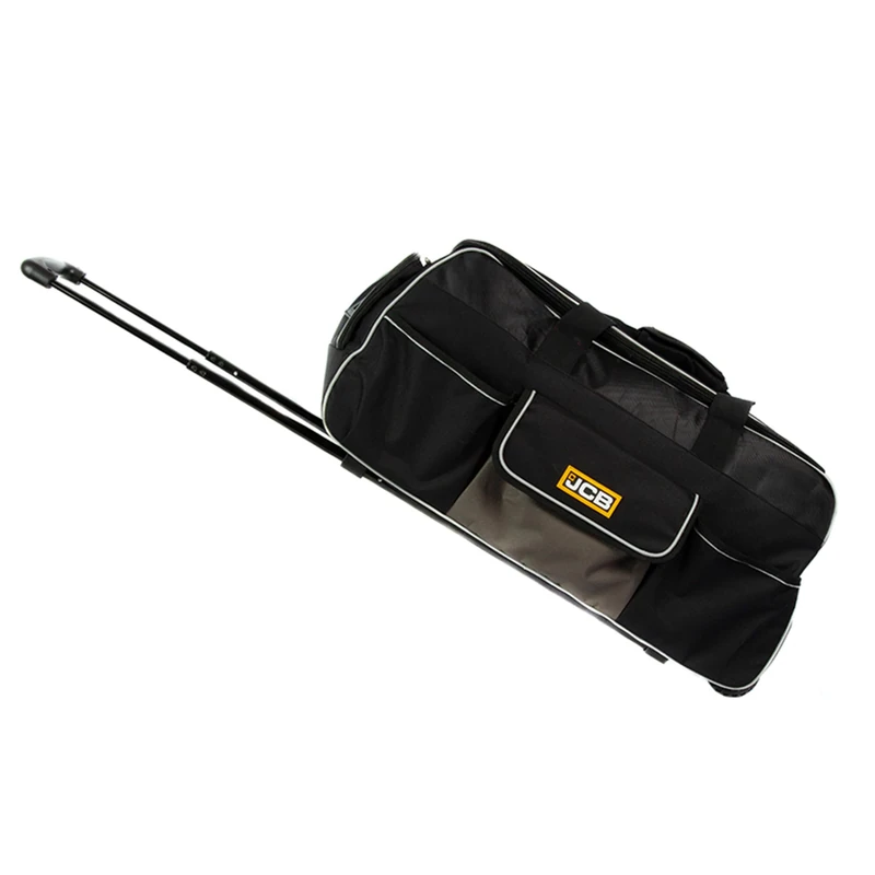 JCB 26" Power Tool Bag with Retractable Handle, Water-Resistant PU Base, 90L Capacity, Heavy Duty Storage for Tools & Equipment, Strong & Durable Design, 3 Year Warranty - Image 1
