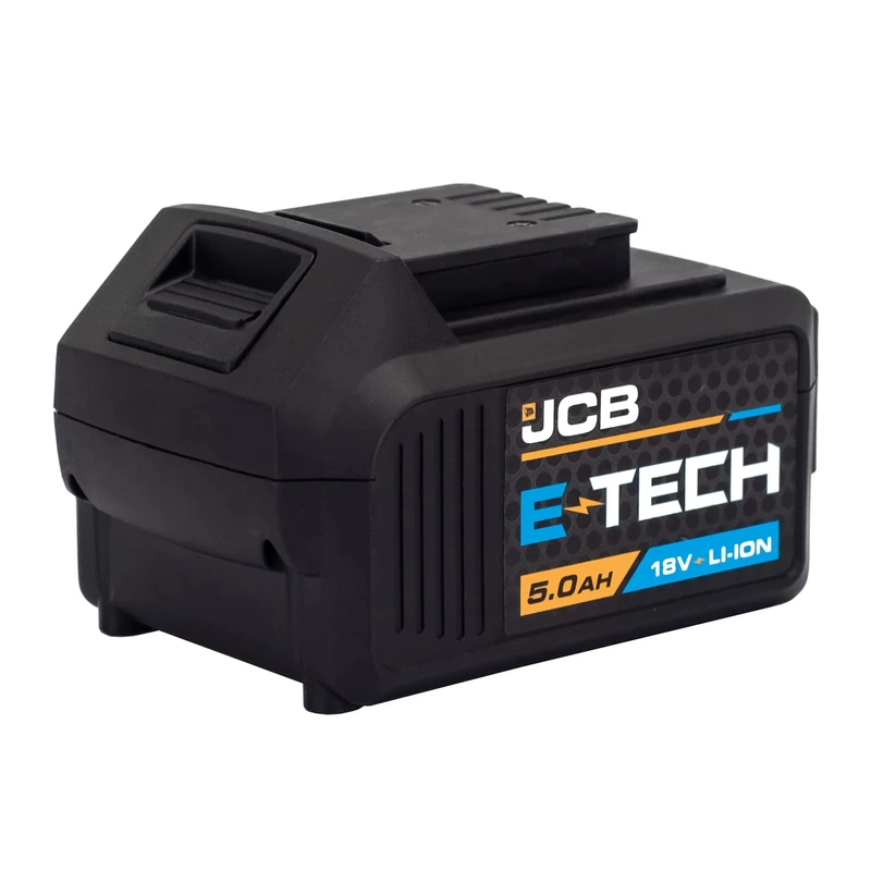 JCB 18V 5.0Ah Rechargeable Lithium-ION Battery for JCB Power Tools, Drill and Impact Driver, Jig Saw, Circular Saw, Combi Drill, Multi Tool and More, 3 Year Warranty