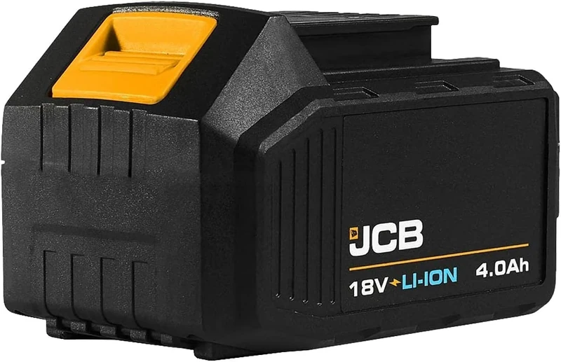 JCB 18v 4.0AH Lithium-ion Battery Compatible with JCB 18v Cordless and Brushless Power Tools, Drill Driver, Combi Drill, Orbital Sander and More