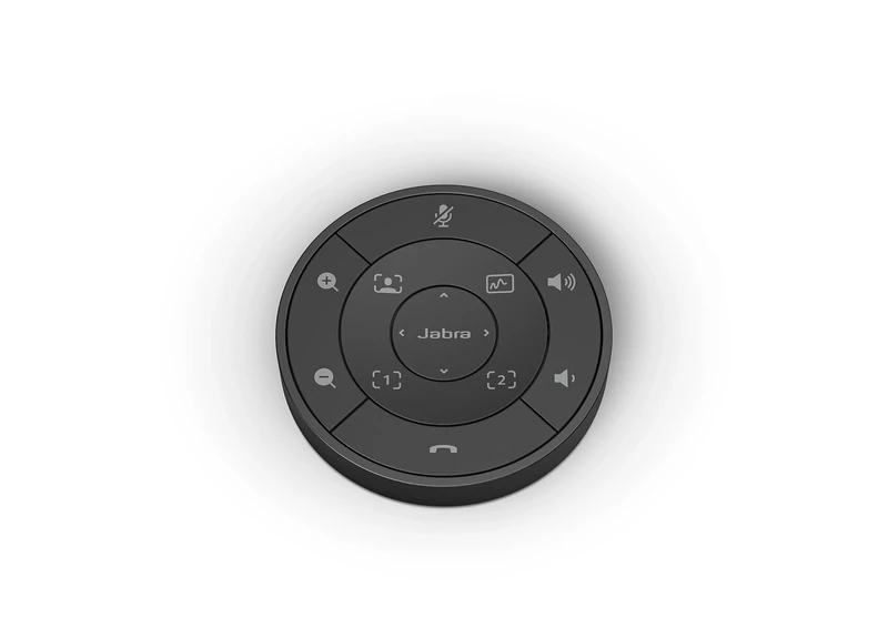 Jabra PanaCast Remote Control – Jabra PanaCast 50 Intuitive Remote Control for Easy In-Room Operation Without Leaving Your Seat, Access Presets and PTZ-Controls, Adjust Volume and More, Black - Image 1