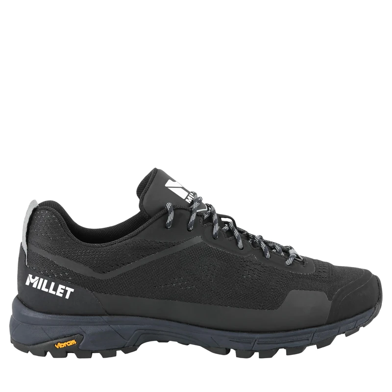 MILLET - Hike Up M - Low Hiking Shoes - Men - Breathable Mesh - Vibram Sole - Black