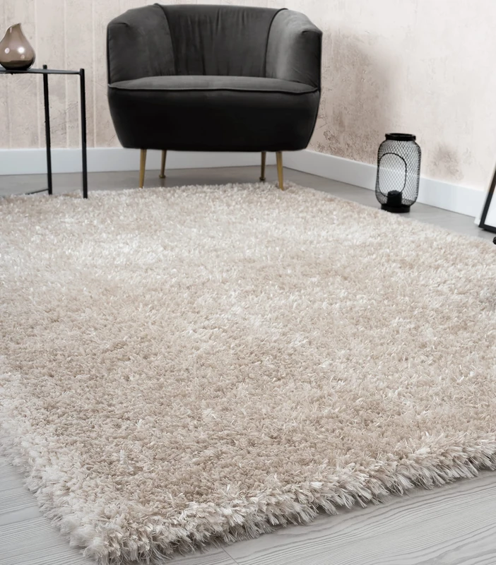 Mia's Teppiche Fiona Rug Living Room, Bedroom Beige 160x230 cm High Pile