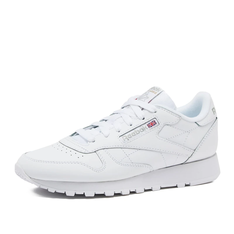 Reebok Men's Classic Leather Sneakers, FTWR White/FTWR White/Pure Grey 3, 10.5 UK