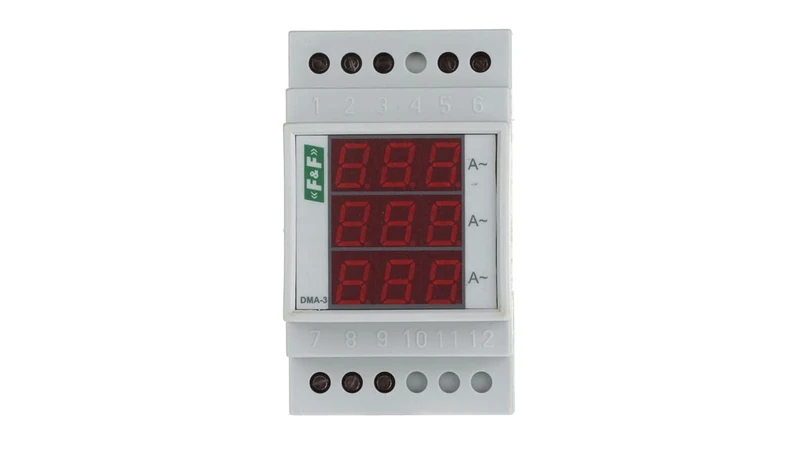 DMA3RMS 3-Phase Digital Modular 0-20A Accuracy 0.5%