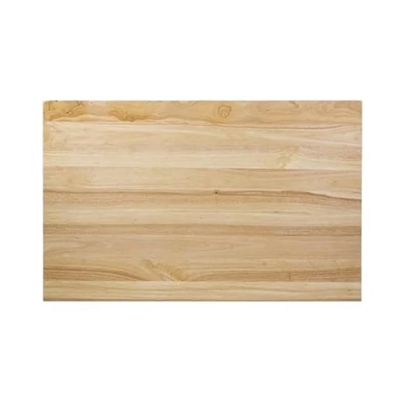Bolero Pre-drilled Rectangular Tabletop Natural 110 x 70cm - Wood Replacement Board Tabletops for Dining Tables, Countertops Bars, Restaurants, Bistro DY727