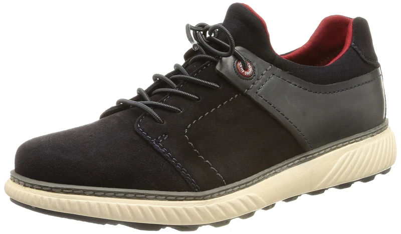 bugatti Men's 322A5U601412 Sneaker, dark blue / dark blue, 8 UK