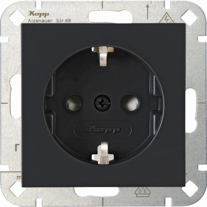 Kopp 940015008 Protective Contact Wall Socket, Plug Sockets