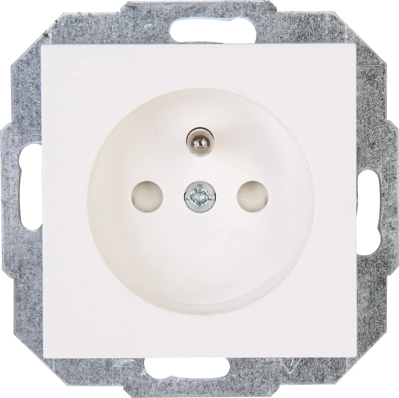 Kopp 940429000 Central Protective Contact Socket, Pure White