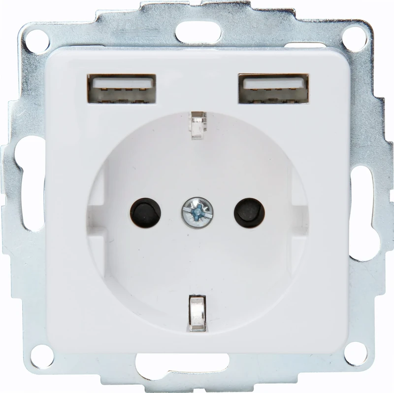 Kopp 296413007 HK02-earthed Contact Wall Socket, Plug Sockets