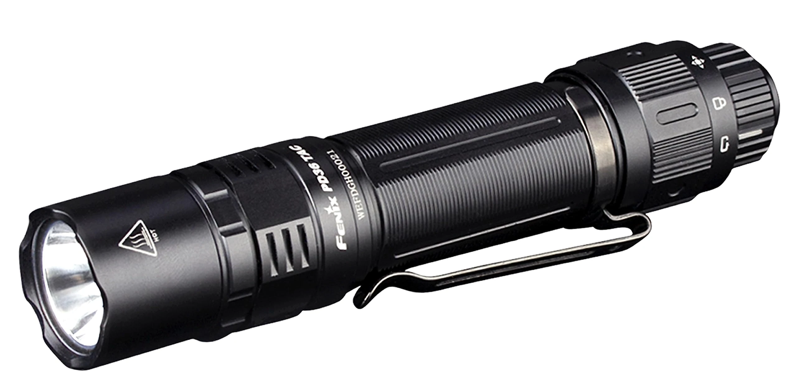 Fenix PD36 Tac 21700 Powered Advanced Tactical Rechargeable Flashlight, Black