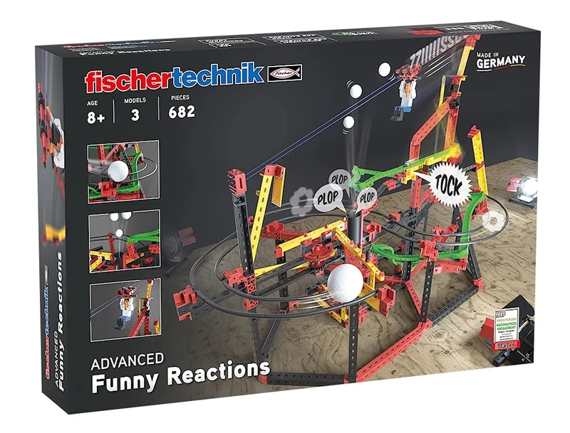 fischertechnik Funny Reactions 559890 – Chain Reactions Construction Set for Kids, for Ages 8+