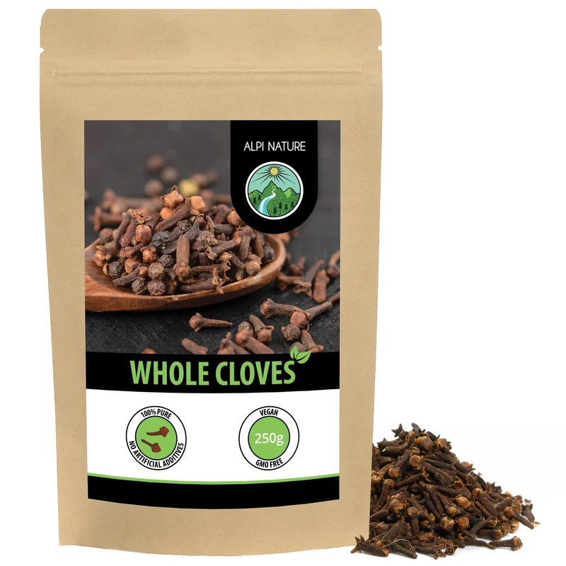 Alpi Nature Cloves Whole 250g 8.8 oz, Dried Whole Clove Buds, Cloves Spice for Cooking