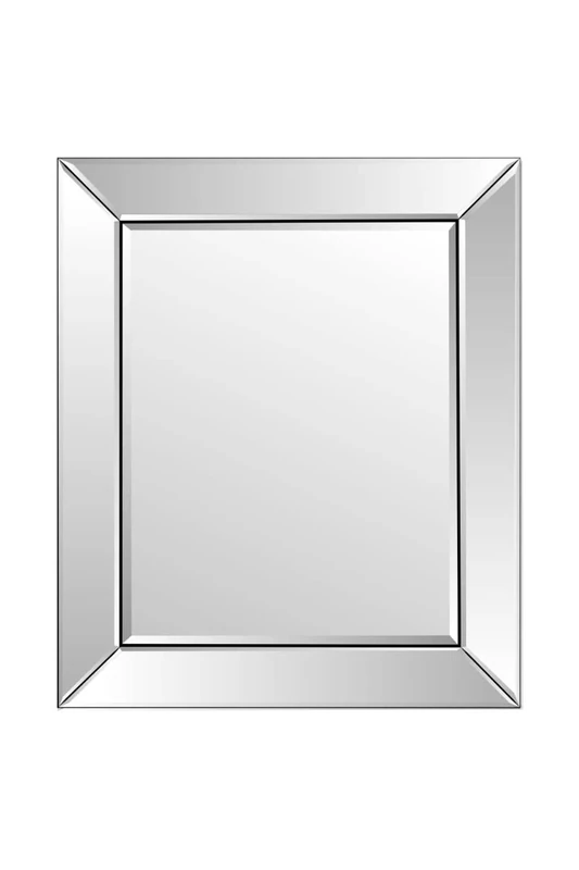 MirrorOutlet Milton Manor Bevelled Single Edge Venetian Wall Mirror New 2Ft2 X 1Ft10 (69cm X 58cm), Frameless, DC010-M