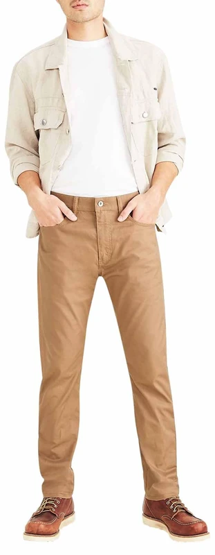 Dockers Men's T2 Jean Cut Pants, Otter, 38W 32L UK