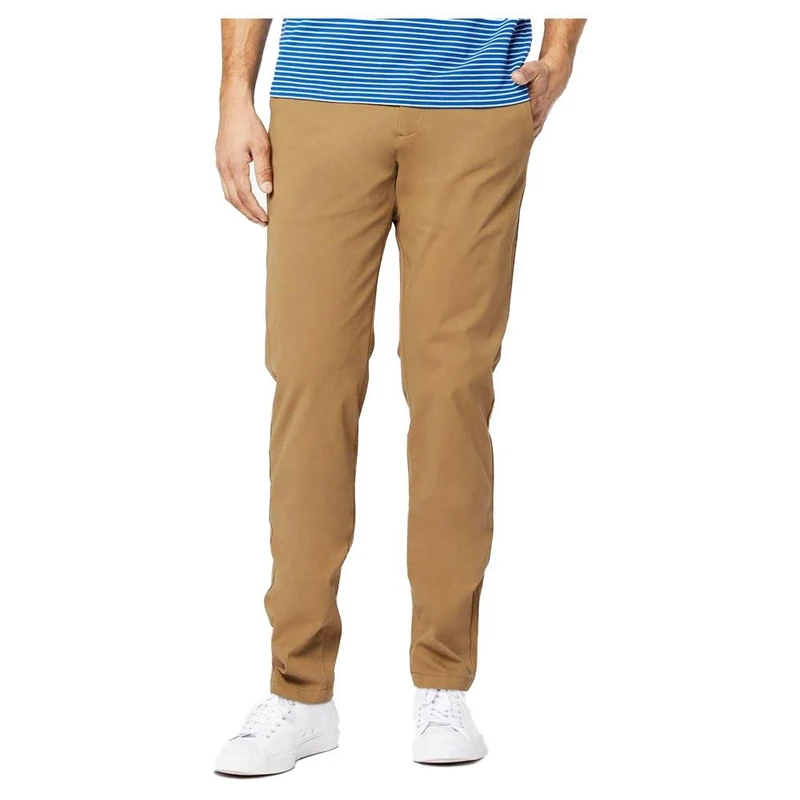 Dockers Men's Smart 360 Flex Chino Tapered Pants, Ermine, 40W / 32L