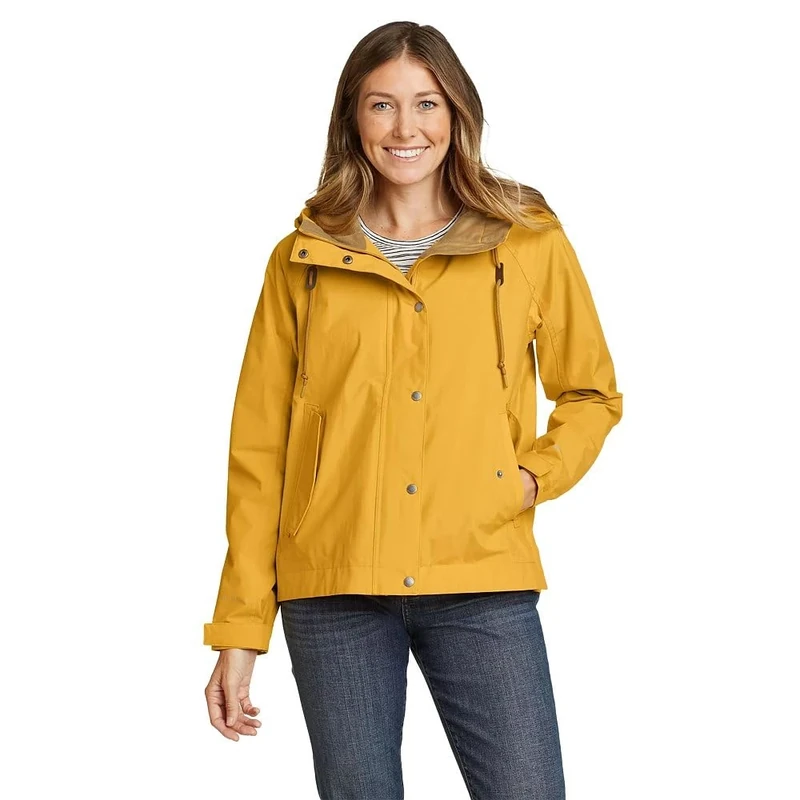 Eddie Bauer Port Townsend Jacket - Marigold L - WeatherEdge - Image 1