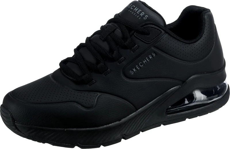 Skechers Men's UNO 2 Sneaker - Black, Size 10.5 UK - Memory Foam