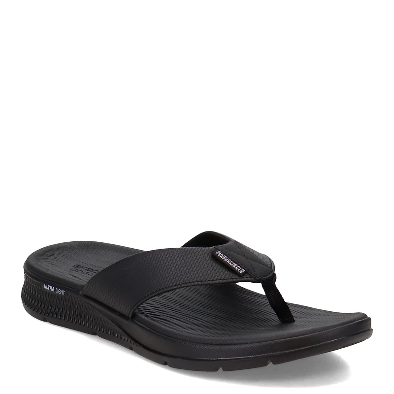 Skechers Men's 229035 GO CONSISTENT SANDAL SYNTHWAVE - Black