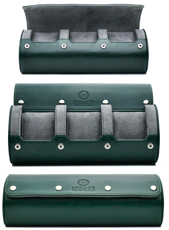 Watch Case for Men - Watch Roll Travel Case - Storage Organizer and Display - Mirage Watch Roll Case…