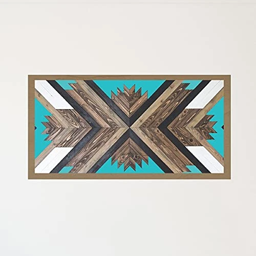 Homemania 1PART-1-60x120-1 Geometrical Picture for Living Room Bedroom Multi-Coloured MDF Wood 60 x 2.5 x 120 cm, Multicoloured