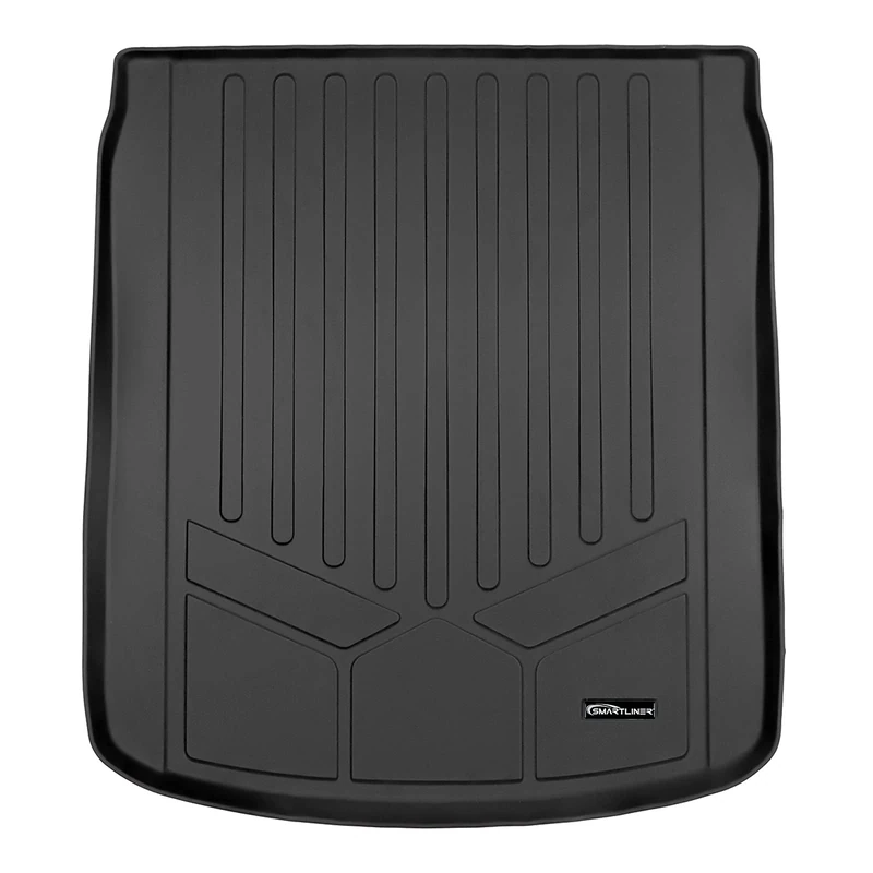 SMARTLINER All Weather Custom Fit Black Cargo Trunk Liner Compatible With 2019-2022 Audi A6/S6/RS 6 Avant