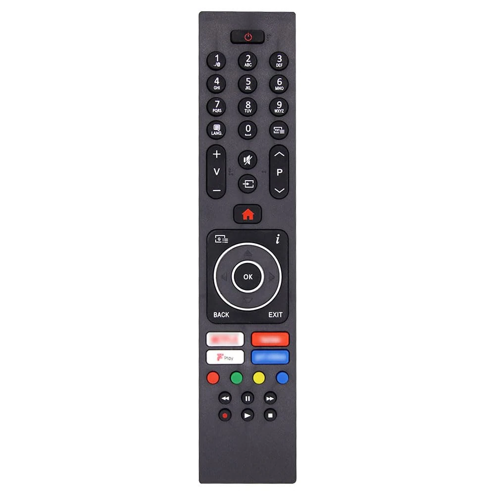 Universal RC43137P RC43137 Remote Control for Polaroid Luxor Bush Logik Digihome Finlux Electriq Smart TVs with Shortcut Buttons - No Setup Required