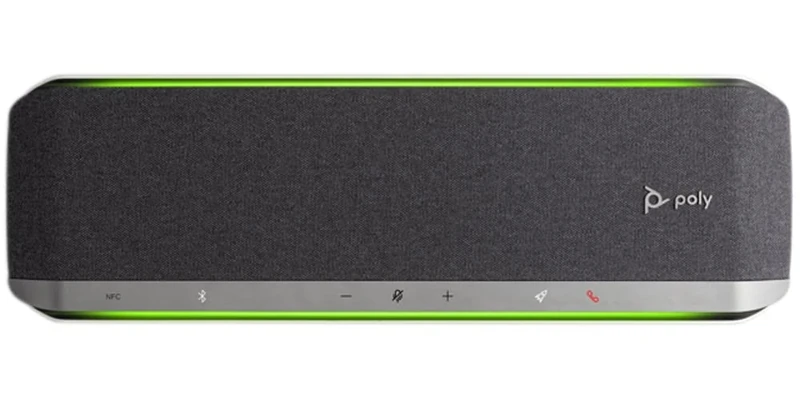 Poly - Sync 60 Smart Speaker Phone (Plantronics) for flexible work - Connect to PC/Mac with USB-A/USB-C cable, smartphones via Bluetooth - Teams (certified)