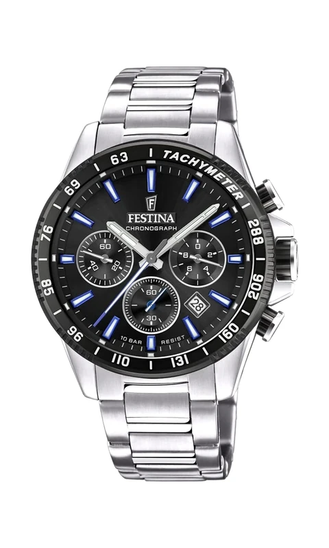 Festina Mens Chronograph Watch with Stainless Steel Bracelet F20560/5